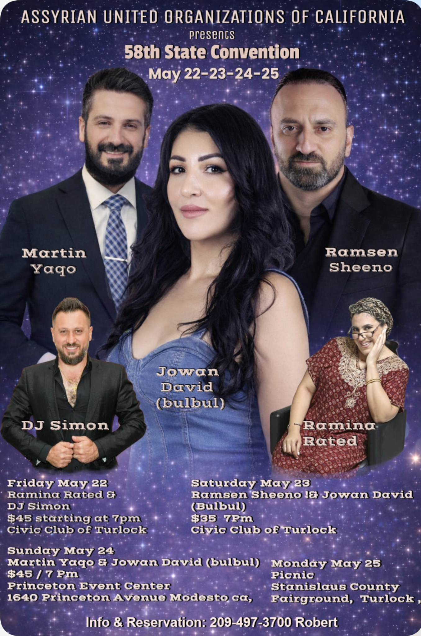 58th State Convention flyer