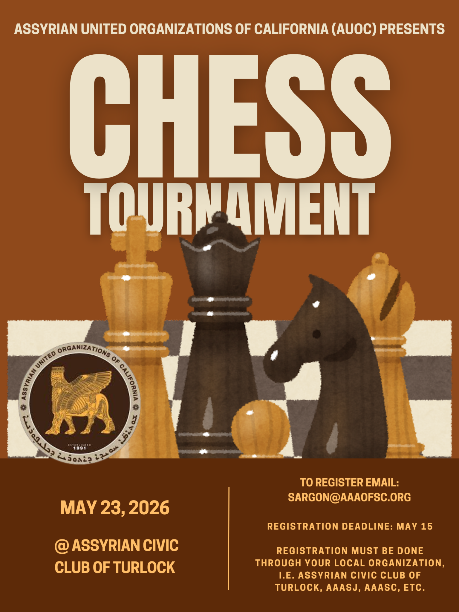 Chess Tournament flyer